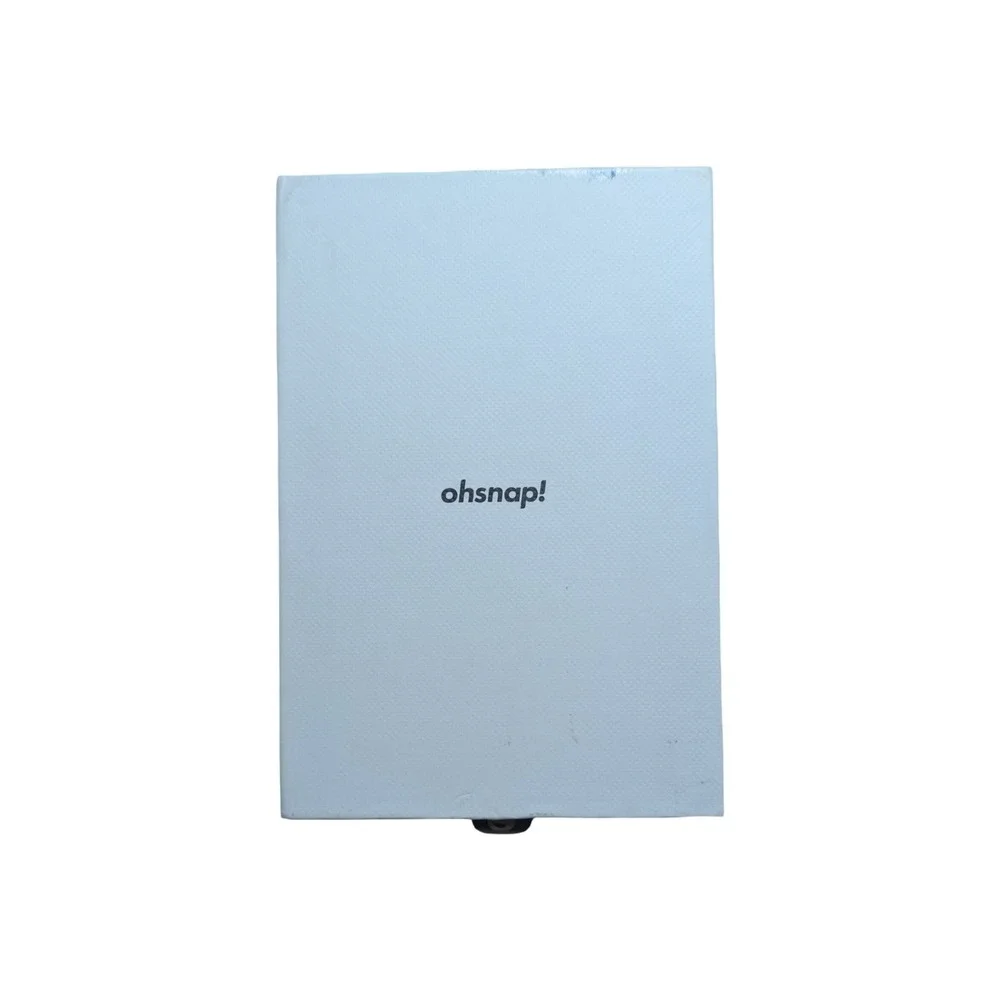 Gg4-O OhSnap Snap Magnetic MagSafe Phone Grip RFID Card Wallet - Crocodile Green
